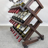 26 Bottles Freestanding wine rack,Wine Storage Rack, Freestanding Display Rack for Kitchen, Pantry, W2221P191954