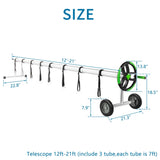 ZNTS 21ft Load-Bearing 60kg Aluminum Disc Version Aluminum Tube Five Sections 41577803