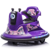 12V Kids Ride On Bumper car W/Parents control,Rotate 360 degrees,Two-handed switch for direction W1578P235079