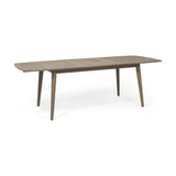Outdoor Acacia Wood Expandable Dining Table, Gray 65428.00GRY