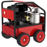 Hot Water Pressure Washer Commercial Movable Gasoline Engine 4 GPM, 4000 PSI, Electric Start W465106361