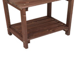 Rectangular Wood Side Table Light Brown 64934750