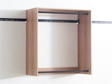 Devi Oak Wall Mounted Wood Closet System B040P311956