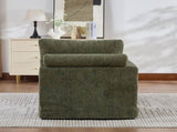 31.69" Wide Modular Sofa Bed With Cushions, Upholstered In Soft Chenille Fabric, Sturdy Metal Legs, W3189P438361