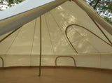 6M Pyramid Camping Tent, Waterproof Oxford Luxury Glamping Tent for Family Picnic & Gathering 03366114