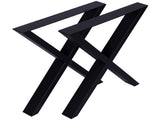 X Table Legs 28X 24" ,Wide Metal Table Legs , Heavy Duty Steel Desk Legs Table Leg Dining Table Legs W46541483
