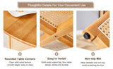 Chinese countryside retro solid wood round simple modern imitation rattan wooden W1512P355085