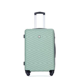 ZNTS luggage 4-piece ABS lightweight suitcase with rotating wheels, 24 inch and 28 inch with TSA lock, W284P149250