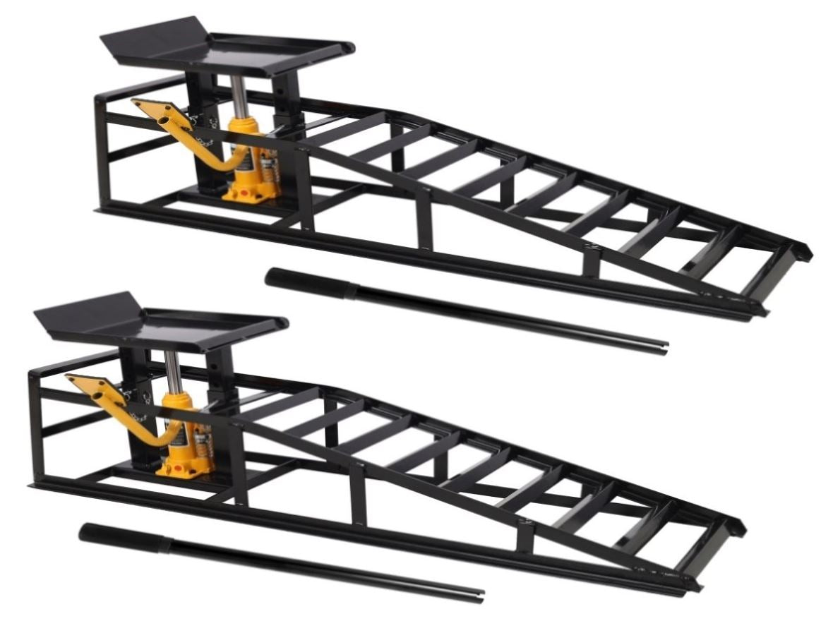 Auto Car Truck Service Ramps Lifts with Pedal, Garage Car Lift Ramps 5 ...