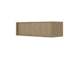 Slana Wall Cabinet, 2 Sliding doors, 1 Shelf, Natural Oak B097P474309