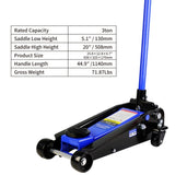 ZNTS Hydraulic trolley Low Profile and Steel Racing 3Ton Capacity, Floor Jack with Piston W123994430