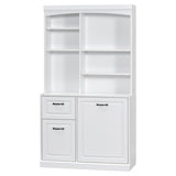 Bathroom Storage Cabinet with Tilt-Out Hamper, 70.9'' Tall Free Standing Organizer with Drawers & N725P278420K