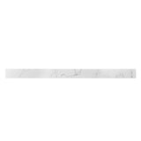73"x 22" bathroom stone vanity top lightning white undermount ceramic sink and 3 faucet hole W1059P251890