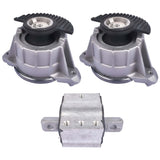 3Pcs Engine Motor Mounts Fits for Mercedes-Benz W204 W212 C300 350 RWD Base 2.5L 3.0L 3.5L 2008-2017 34250171
