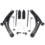 ZNTS Front Lower Control Arms Tie Rods Sway Bars Kit for Mitsubishi Outlander 2007-17 26768030