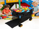 Big large capacity Folding cart Extra Long Extender Wagon Folding Wagon Garden Shopping Beach 74132337
