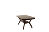 Formal Look 1pc Dining Table w Shelve Solidwood Espresso Finish Dining Room Furniture B011P207142