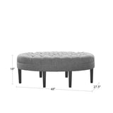 ZNTS Surfboard Tufted Ottoman B03548305