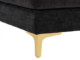 U-Shaped 4-Seat Indoor Modular Sofa Black--Same type97152732 36749210
