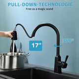 Touchless Kitchen Faucet,Hands Free Automatic Smart Kitchen Faucet W1932P149033