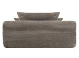 NEW Convertible Chaise Lounge Chair Plush with Wide Armrest & Throw Pillows, Cozy Boneless Sleeper W3975P549237