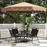 10 Feet Patio Umbrella with Crank Tilt Adjustment - Beige 07159711