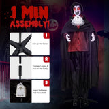5.7ft Vampire Outdoor Halloween Decorations 01970504