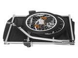 Heavy-Duty Bike Cargo Trailer with Removable Waterproof Cover 88 lbs Capacity, 16" All-Terrain 12431568