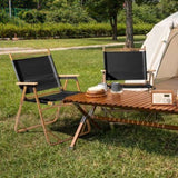54.5*58*73.5cm Large Aluminum Frame 600D Khaki Oxford Fabric Loading 100kg Imitation Wood Grain 73104265