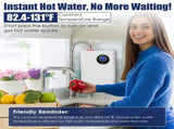 3000W Tankless Water Heater - Instant Hot Water Heater with LCD Display , IPX4 70185664