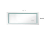 40x20 Inch LED Bathroom Mirror with Frontlit and Backlit, Wall Mounted Vanity Mirror with Smart 82333562