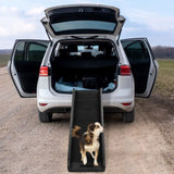 ZNTS 63 inch Folding Dog Ramp, Portable Lightweight Pet Ramp for Cars, Trucks and SUVs 81656468