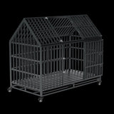 52 Inches Heavy Duty Dog Crate with Roof Top W2181P356225