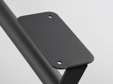 Stainless Steel Black Shower Sliding Bar 31.5 Inches for Bathroom Drilling-free 60047819