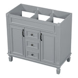 ZNTS 36'' Bathroom Vanity without Top Sink, Cabinet only, Modern Bathroom Storage Cabinet with 2 Soft 30359422