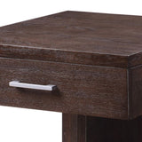Walnut 1-drawer End Table B062P186490
