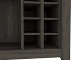 Bar Cabinet, One Open Drawer, One Open Shelf, Carbon Espresso B097133097