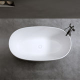 47'' Independent solid surface resin stone bathtub, a modern designed independent bathtub with W2753P191219