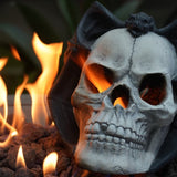 Fire Pit Demon Skull Gas Log for Ventless & Vent Free, Propane, Gel, Ethanol, Electric, Outdoor W2734P194125