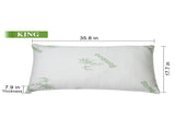 2 pack Bamboo Memory Foam Hypoallergenic Bed For Head Neck Rest Sleeping Shredded 88734388