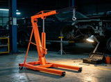 3-Ton Hydraulic Long Ram Jack, Engine Hoist Cylinder with Clevis Base for Garage & Shop Cranes 04460387