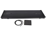 Matte Black Hard Tri-Fold Truck Bed Cover, 5FT Waterproof Tonneau Cover with LED Replacement for 82794751