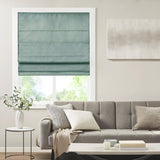Printed Faux Silk Room Darkening Cordless Roman Shade B035129684