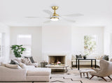 (Same as W934P444016) 52" Ceiling Fan with Light ,Remote Control, Adjustable Dimmable Lighting & W934P501772