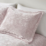 King/Cal King Crushed Velvet Sherpa Reversible Comforter Set B035129829