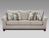 Camero Platinum Fabric Pillowback Sofa T2574P195797