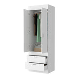Alabama Armoire, One Large Cabinet, Two Drawers B128P148850