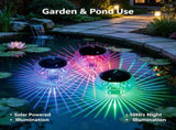 2PCS Solar Floating Pool Lights, IP65 Waterproof RGB ColorChanging LED Lights, SolarPowered with 27986394