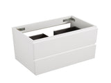 Alice-30W-201, Wall mount cabinet WITHOUT basin, white color, with two drawers, Pre-assembled W1865107114