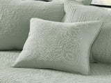 6 Piece Reversible Scalloped Edge Daybed Cover Set Seafoam Daybed B03597554